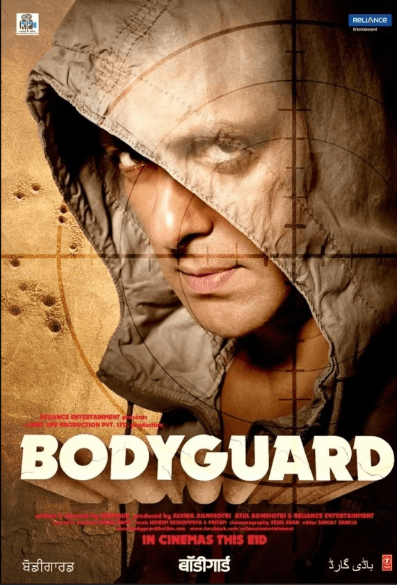 Bodyguard 2011 Hindi BluRay ESub Download